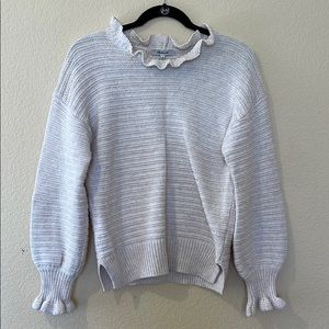 Madewell beige crew neck sweater
